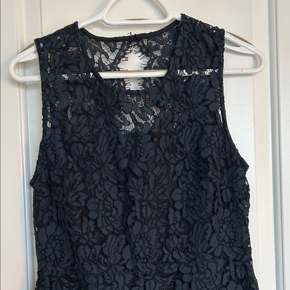 Banana Republic Navy Lace Midi Dress - Picture 6 of 11